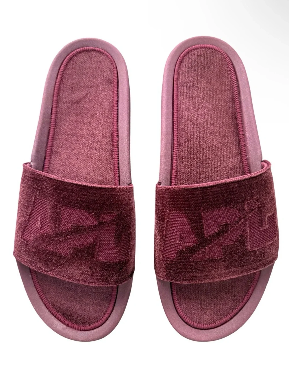 NEW APL Men's Burgundy Techloom Velvet Slide Size 11 Casual Sporty Athletic